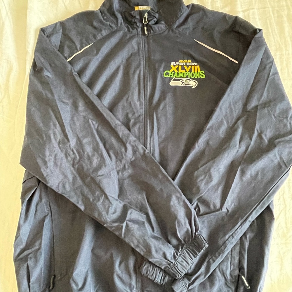 Seahawk 2014 Super Bowl champion windbreaker